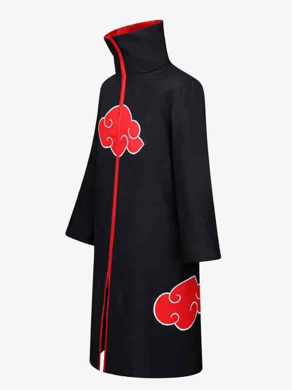 Naruto Akatsuki Red Cloud Cloak Jacket