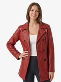 Madame Web Dakota Johnson Red Coat